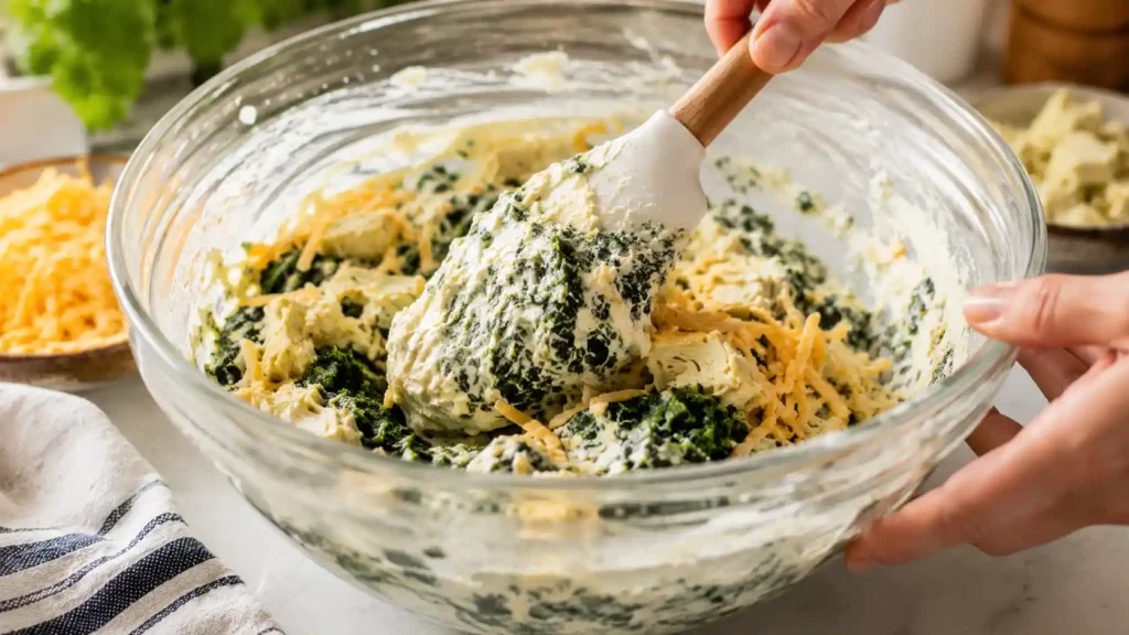 Folding in Spinach and Gouda
